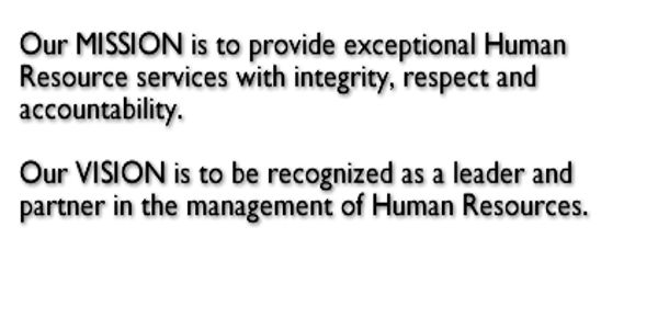 HR Mission Statement
